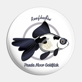 Panda Moor Goldfish Pin