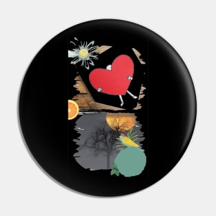 Love sunset sparrow tree Pin