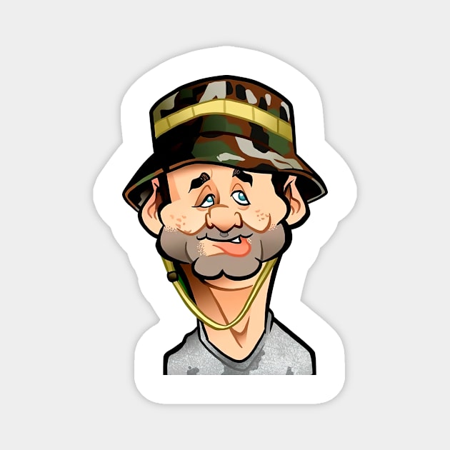 Carl Spackler Caddyshack Fanart Fun Magnet by Ahana Hilenz