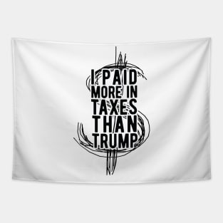 I Paid More Taxes Than Trump president 2020 Tapestry