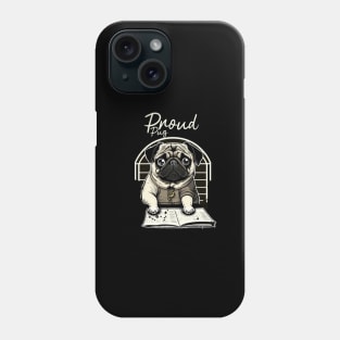 Pug Dog White Phone Case