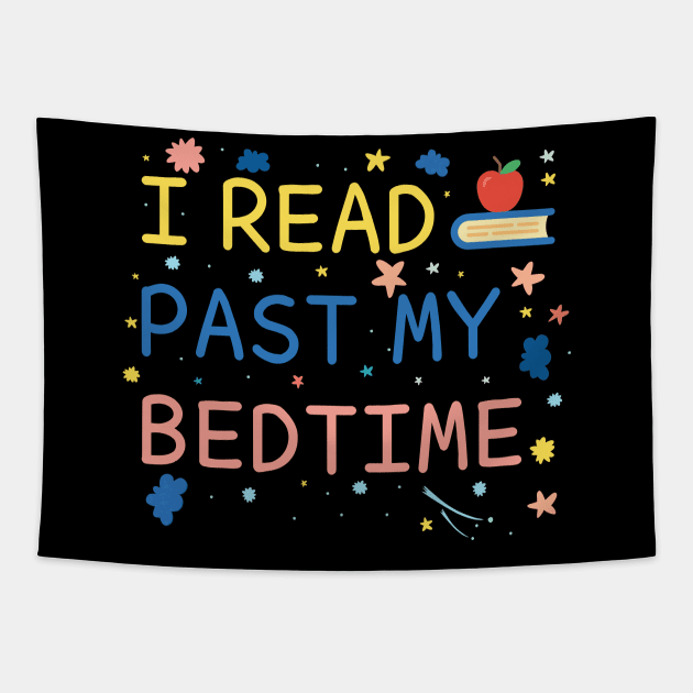 I Read Past My Bedtime Tapestry by DragonTees