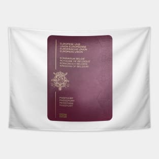 Belgium Passport Tapestry