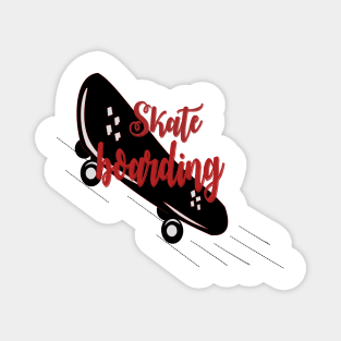 Skateboarding t-shirt Magnet