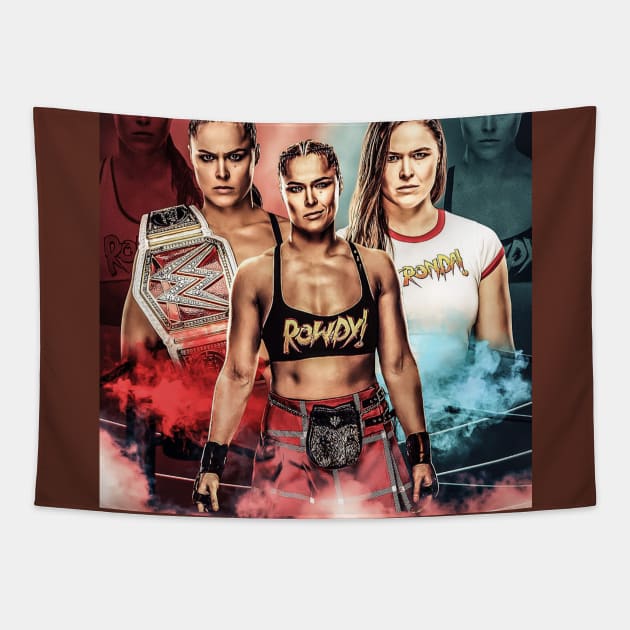 Ronda Rousey Tapestry by strong chinese girl