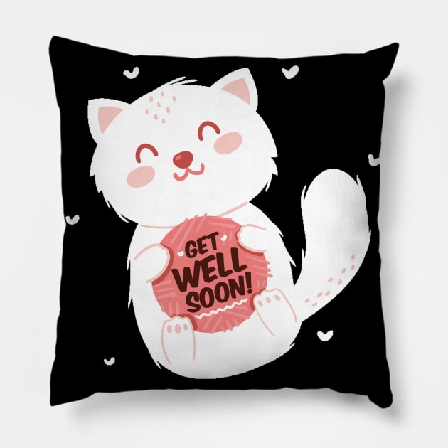 Get Well Soon Pillow by UnderDesign
