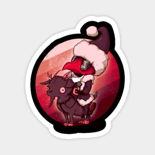 Plague Santa Magnet