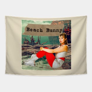 Beach Bunny Space Tapestry