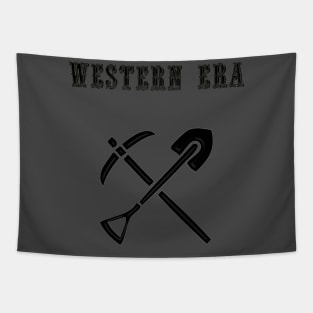 Western Era - Pick Axe and Shovel Tapestry