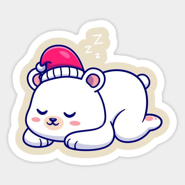 Kawaii Cute Adorable Polar Bear  Stickers by wordsberry, Redbubble