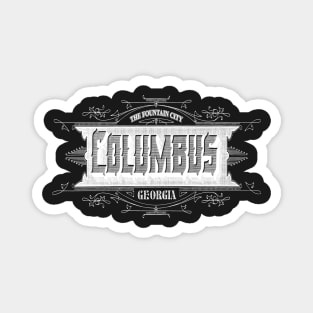 Vintage Columbus, GA Magnet