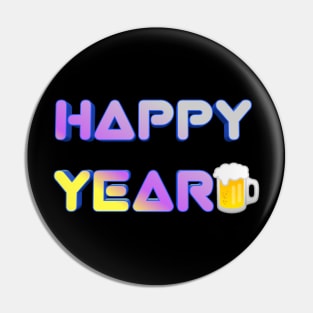 Happy year Pin