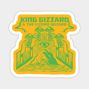 King Gizzard Lizard Wizard Mushroom Eye Magnet