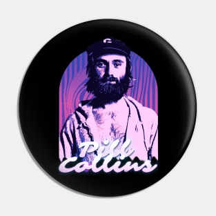 phil collins retro purple Pin