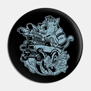 Cosmo Fink - Big Daddy Roth/Cosmo Cougar Mashup Pin