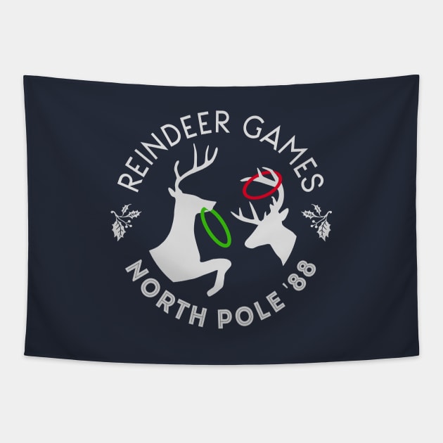 The Reindeer Games Tapestry by sixtee