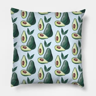watercolor avocados Pillow