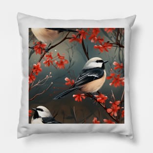 North American Birds - Titmouse Pillow