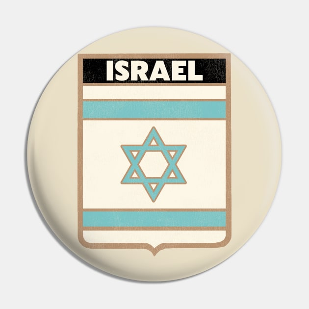 Israel Vintage Crest Travel Souvenir Pin by darklordpug