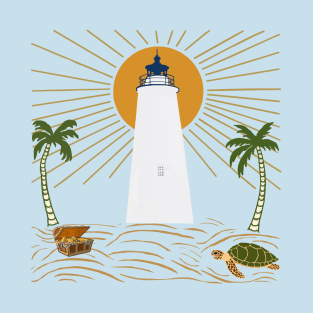 Ocracoke Island Sun Rays T-Shirt