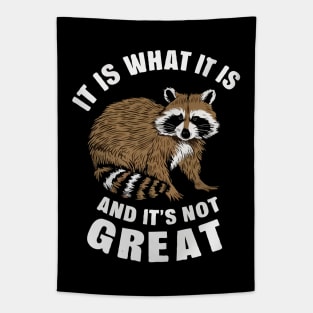 It Is What It Is And It's Not Great, Raccoon Tapestry