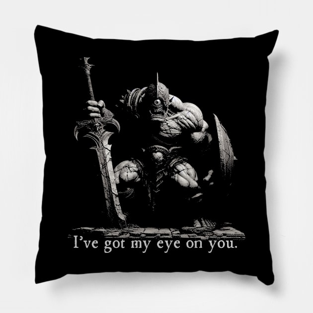 Cyclops Pillow by OddlyNoir