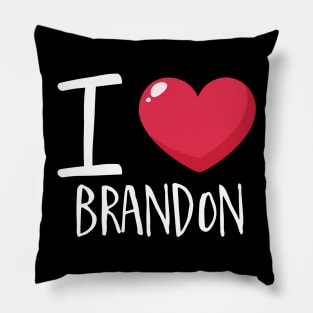 I Love Brandon Pillow