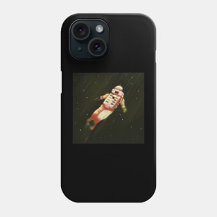 Swimming in outer space Phone Case