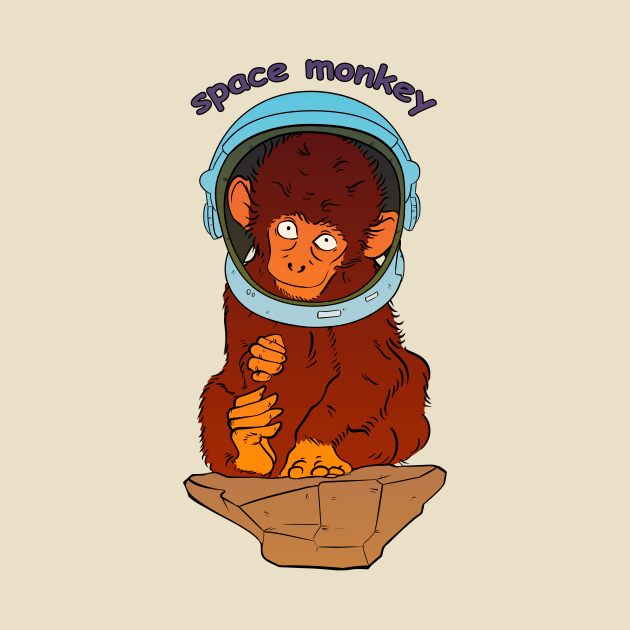 Space monkey by vanpaul54