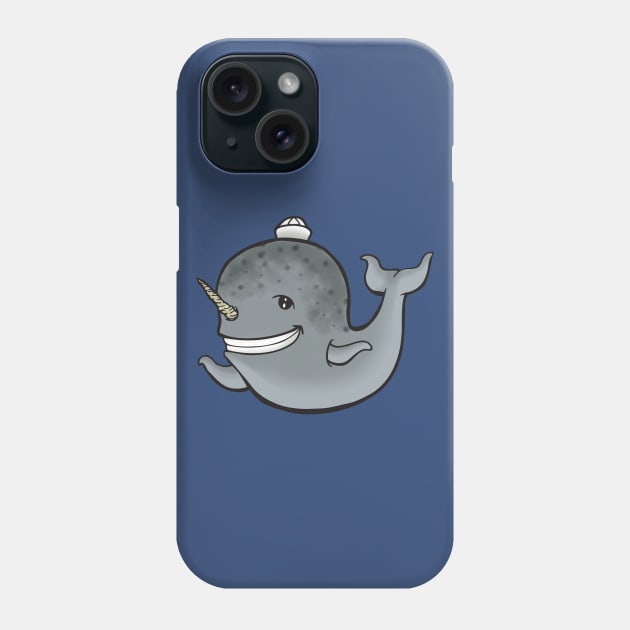 Narwhal Color Phone Case by StineBrunson