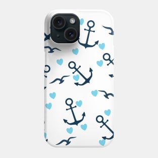 maritime anchor Phone Case