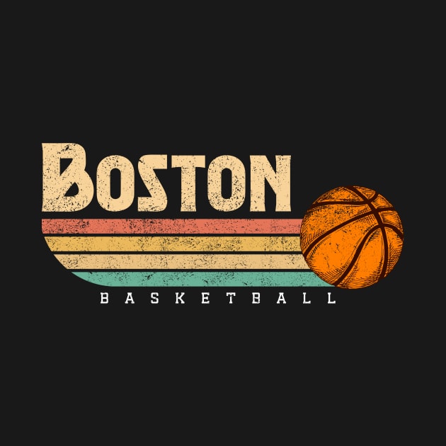 Boston Basketball Vintage by CoolFuture