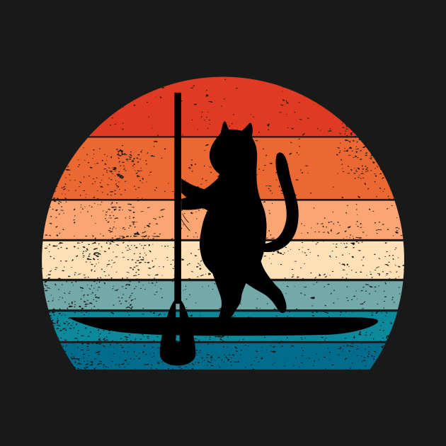 Paddleboard Cat by MARKBAY Shop