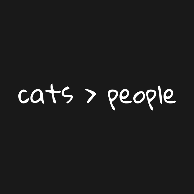 Cats People Cat Lover by Crazy Shirts