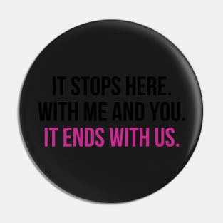 It Ends With Us Quote Sticker Illustration Pin