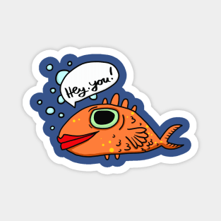 funny fish Magnet