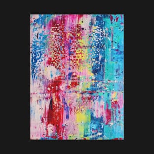 Pastel abstract art inspired by Gerhard Richter T-Shirt