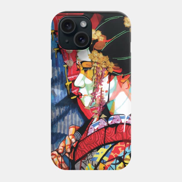 American Geisha Phone Case by DomoINK