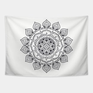 Mandala Flower Pattern Tapestry