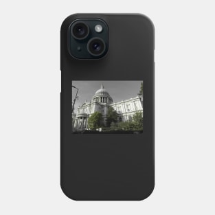 St Paul’s Cathedral and greenery Phone Case