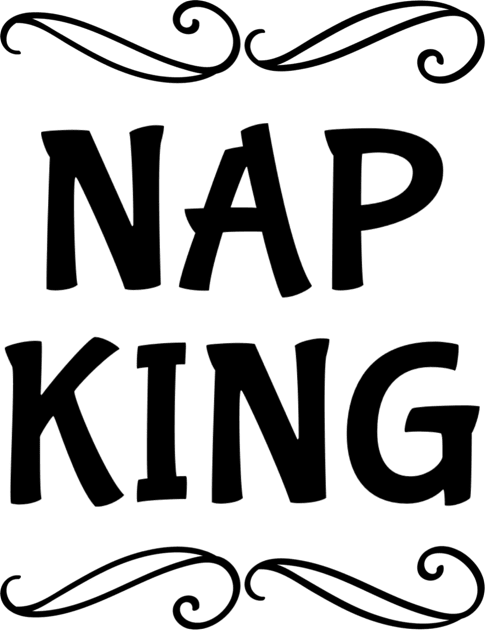 Nap King Kids T-Shirt by JamDropKids