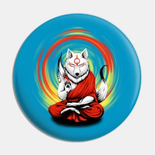 Aware Wolf Pin