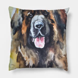 Leonberger Watercolor - Dog Lovers Pillow