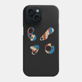 Hole filled shapes Phone Case