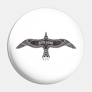 Kitty Hawk, NC Summertime Vacationing Bird Flight Pin