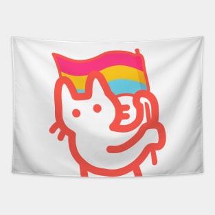 owie waving the pansexual flag Tapestry