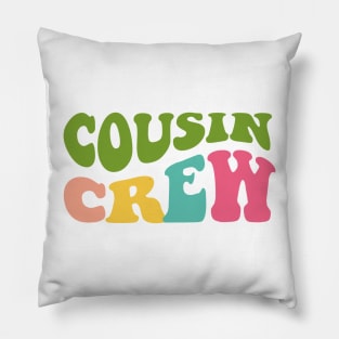 Cousin Crew Retro Design Pillow