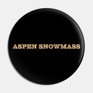 Aspen Snowmass Pin