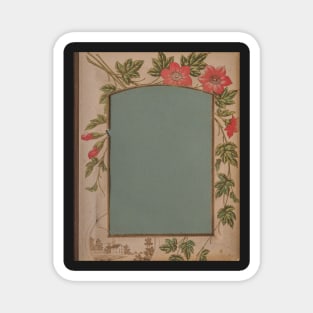 Vintage Photo Album Page Template - 5 Magnet