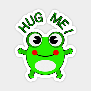 Cute Frog - Hug Me! Magnet